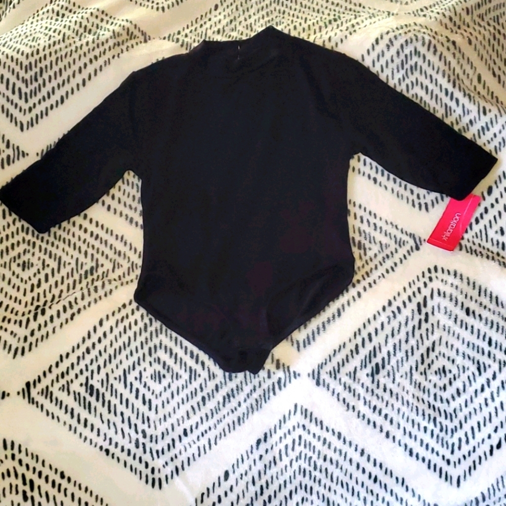 Xhilaration Black bodysuit Kid Size XS (4-5)